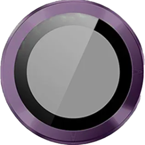 Metal Glass Lens Protection Compatible for iPhone 14 Pro / 14 Pro Max - Deep Purple