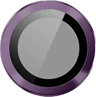 Metal Glass Lens Protection Compatible for iPhone 14 Pro / 14 Pro Max - Deep Purple
