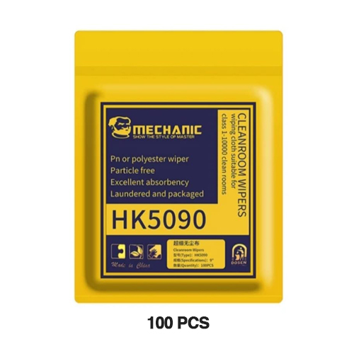 100Pcs Mechanic 10*10cm Non-Dust Cloth Wiper (HK5090)
