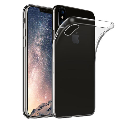 Slim Clear Soft TPU Case for Apple iPhone X/XS - Clear