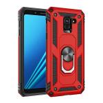 Armor Hybrid Military Case with Ring Kickstand for Samsung Galaxy S9 - Red