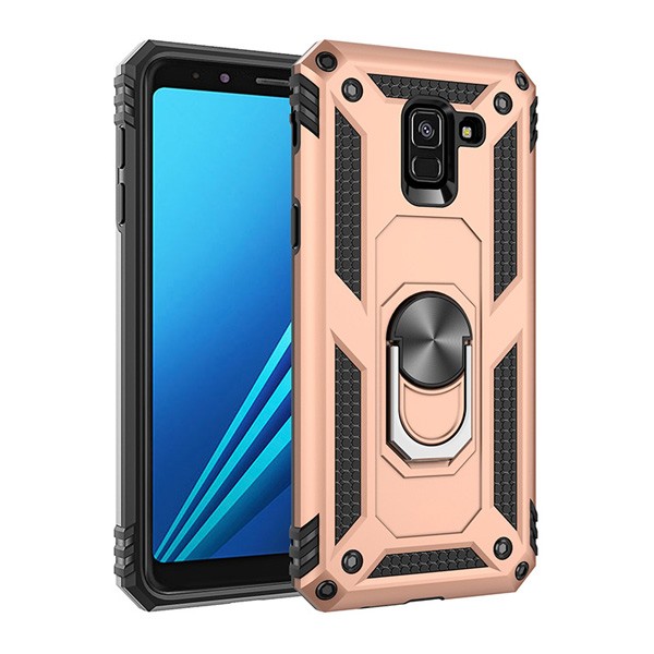 Armor Hybrid Military Case with Ring Kickstand for Samsung Galaxy S9 Plus - Golden