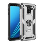 Armor Hybrid Military Case with Ring Kickstand for Samsung Galaxy S9 Plus - Silver