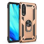 Armor Hybrid Military Case with Ring Kickstand for Huawei P30 - Golden