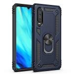 Armor Hybrid Military Case with Ring Kickstand for Samsung Galaxy A20/A30 - Navy Blue