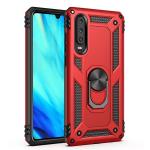 Armor Hybrid Military Case with Ring Kickstand for Samsung Galaxy A20/A30 - Red