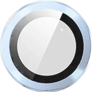 Metal Glass Lens Protection Compatible for iPhone 15 / 15 Plus - Blue