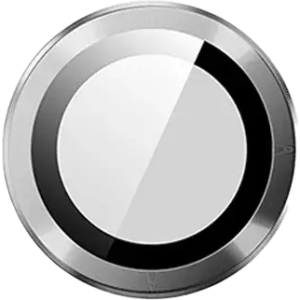 Metal Glass Lens Protection Compatible for iPhone 13 Pro / 13 Pro Max - Silver