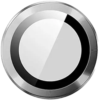 Metal Glass Lens Protection Compatible for iPhone 14 Pro / 14 Pro Max - Silver