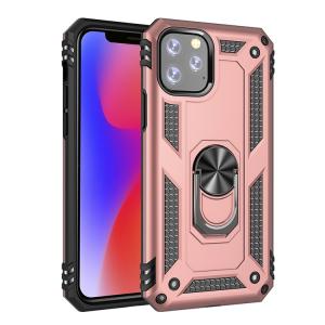 Armor Hybrid Military Case with Ring Kickstand for Apple iPhone 12 Mini - Rose Golden