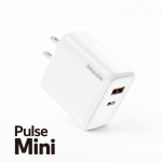 20W USB-A + USB-C GaN Wall Charger (DRAVON Pulse Mini)