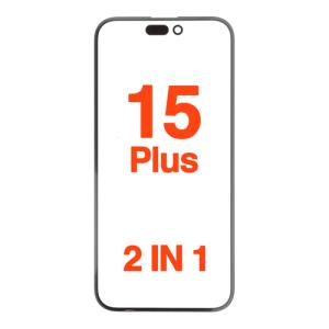 2IN1 (Front Glass + OCA Preinstalled) Compatible for iPhone 15 Plus