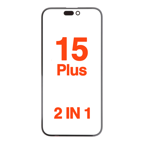 2IN1 (Front Glass + OCA Preinstalled) Compatible for iPhone 15 Plus
