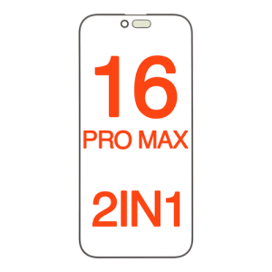 2IN1 (Front Glass + OCA Preinstalled) Compatible for iPhone 16 Pro Max