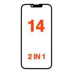 3IN1 (Front Glass + OCA Preinstalled + Frame) Compatible for iPhone 14