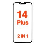 3IN1 (Front Glass + OCA Preinstalled + Frame) Compatible for iPhone 14 Plus