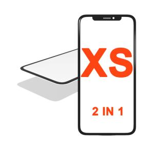3IN1 (Front Glass + OCA Preinstalled + Frame) Compatible for iPhone XS