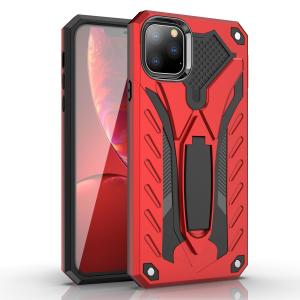 Rugged Defender Case with Kickstand for Apple iPhone 12/12 Pro - Red