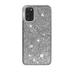 Hybrid Premium Diamond Bling Shockproof Phone Case for Samsung Galaxy S20 Plus - Silver