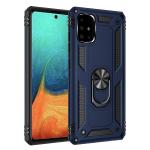 Armor Hybrid Military Case with Ring Kickstand for Samsung Galaxy A71 - Navy Blue