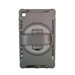 3 Layer Protection with 360 Leather Hand Strap Cover for Samsung Galaxy Tab A 8.0 (T290 / T295) - Black