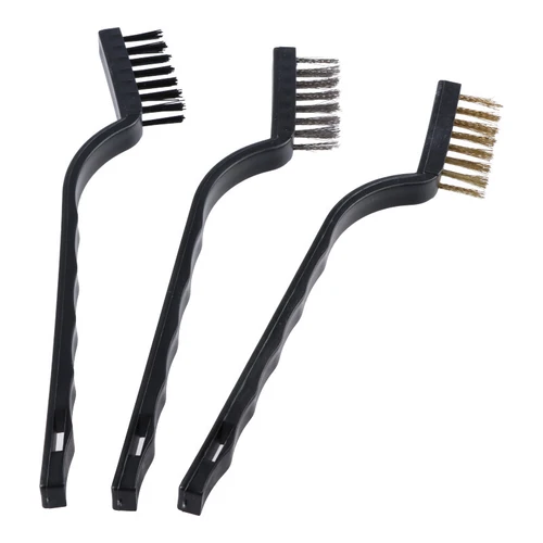 3 in 1 Steel Anti-Static Brush Mobile Phone Motherboard Clening Repair Tool