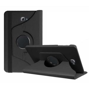 360 Degree Rotating Stand Smart Cover for Samsung Galaxy Tab A 10.1 (T580) - Black