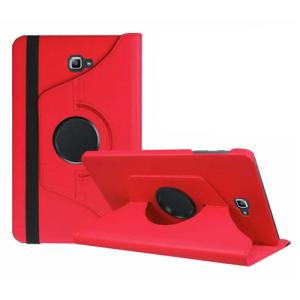 360 Degree Rotating Stand Smart Cover for Samsung Galaxy Tab A 10.1 (T580) - Red