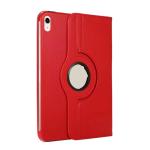 360 Degree Rotating Stand Smart Cover for Apple iPad 10 (2022) / iPad 11 (2025) - Red