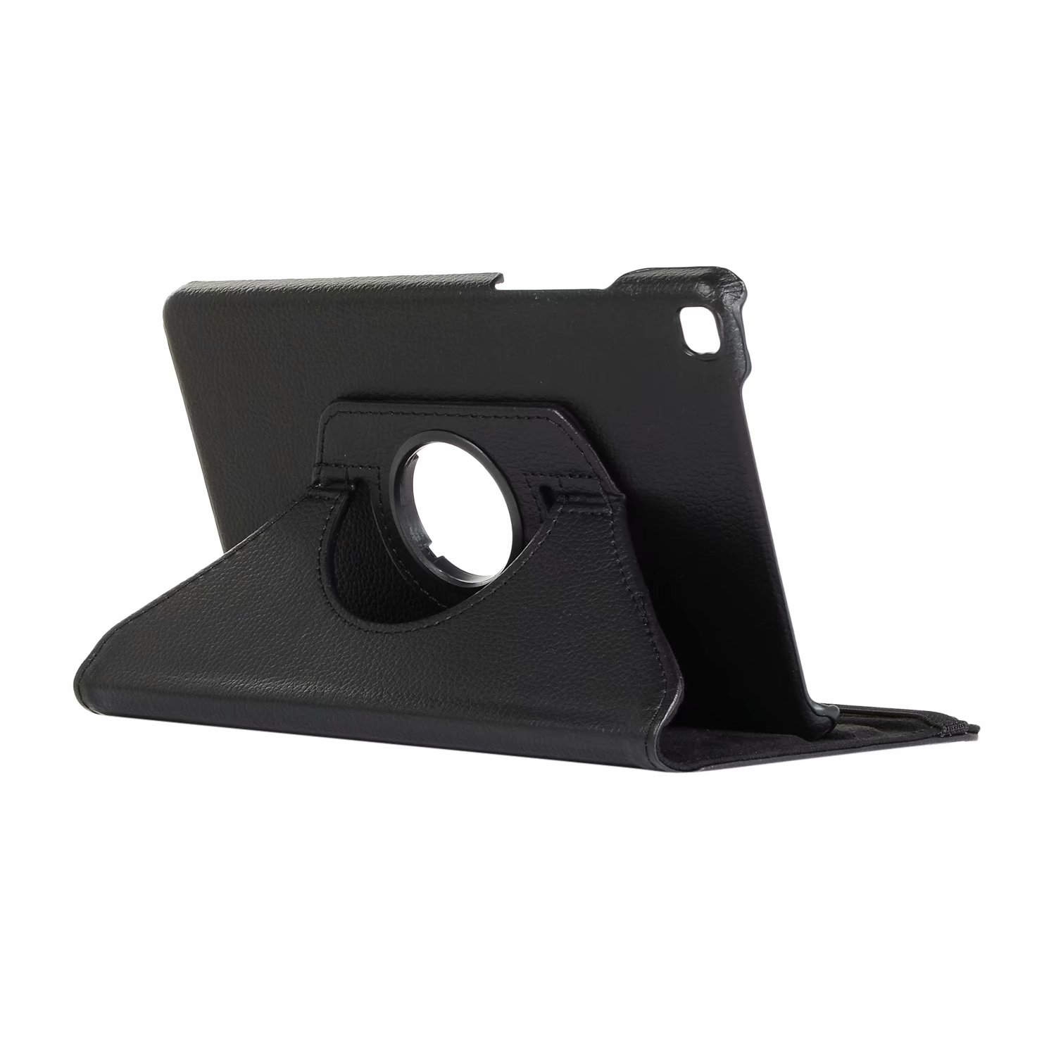 360 Degree Rotating Stand Smart Cover for Apple iPad Mini 1/2/3 - Black