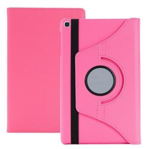 360 Degree Rotating Stand Smart Cover for Samsung Galaxy Tab A 8.0 (T290/T295) - Hot Pink