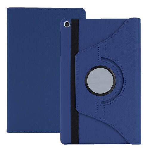 360 Degree Rotating Stand Smart Cover for Samsung Galaxy Tab A 8.0 (T290/T295) - Navy Blue