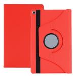 360 Degree Rotating Stand Smart Cover for Samsung Galaxy Tab A 10.1 (T510/T515) - Red