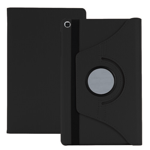 360 Degree Rotating Stand Smart Cover for Samsung Galaxy Tab A7 10.4 (T500) - Black