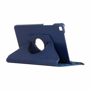 360 Degree Rotating Stand Smart Cover for Samsung Galaxy Tab A8 (X200) - Navy Blue