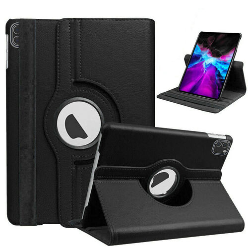 360 Degree Rotating Stand Smart Cover for Apple iPad Air 6, 13" (2024) / Air 7 13" (2025) / Air 8 13" (2026) - Black