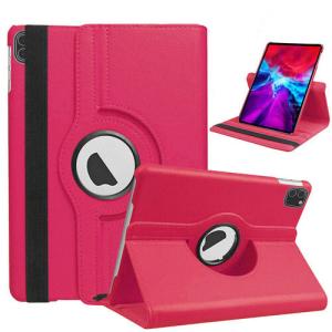 360 Degree Rotating Stand Smart Cover for Apple iPad Air 6, 13" (2024) / Air 7 13" (2025) / Air 8 13" (2026) - Hot Pink