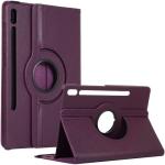 360 Degree Rotating Stand Smart Cover for Samsung Galaxy Tab S10 FE / S10 Lite (X400) / S9 (X710) / S9 FE (X510) / Tab S8 (X700) / Tab S7 (T870) - Purple