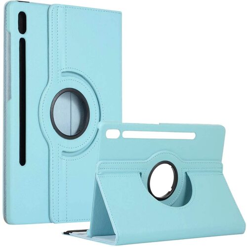 360 Degree Rotating Stand Smart Cover for Samsung Galaxy Tab S10 FE / S10 Lite (X400) / S9 (X710) / S9 FE (X510) / Tab S8 (X700) / Tab S7 (T870) - Teal