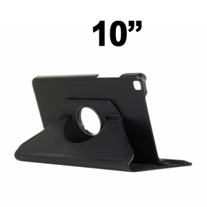Universal 360 Degree Rotating Case for 10'' inches Tablet - Black