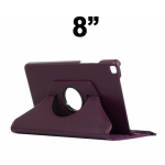 Universal 360 Degree Rotating Case for 8'' inches Tablet - Purple