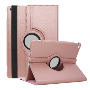 360 Degree Rotating Stand Smart Cover for Apple iPad Air / Air 2/ iPad 5/6 9.7 (2017/2018) - Rose Golden