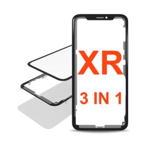 3IN1 (Front Glass + Frame + OCA Preinstalled) Compatible for iPhone XR