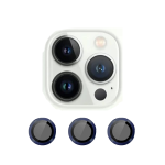 Metal Glass Lens Protection Compatible for iPhone 12 Pro - Dark Blue