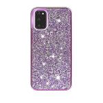 Hybrid Premium Diamond Bling Shockproof Phone Case for Samsung Galaxy S20 Plus - Purple