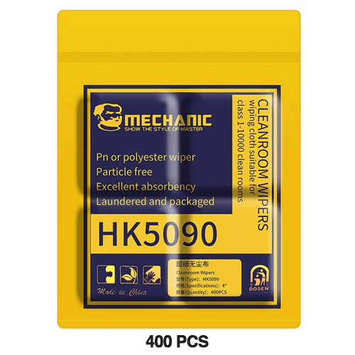 400Pcs Mechanic 10*10cm Non-Dust Cloth Wiper (HK5090)