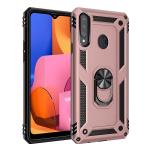 Armor Hybrid Military Case with Ring Kickstand for Samsung Galaxy A10S - Rose Golden