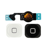 Home Button With Flex Compatible for iPhone 5G - White