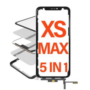 5IN1 With Frame (Front Glass + OCA + Short Touch + OCA Preinstalled) Compatible for iPhone XS Max