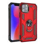 Armor Hybrid Military Case with Ring Kickstand for Apple iPhone 12 Mini - Red